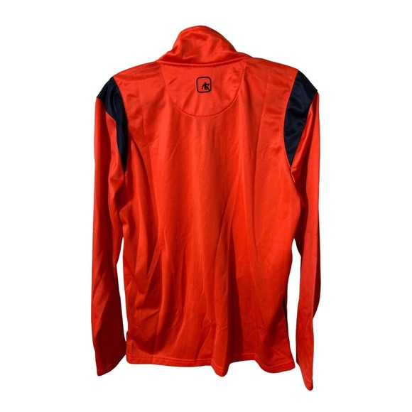 AND1 Jacket Mens Medium Orange/Navy Basketball Warm up NWOT - Picture 2 of 7